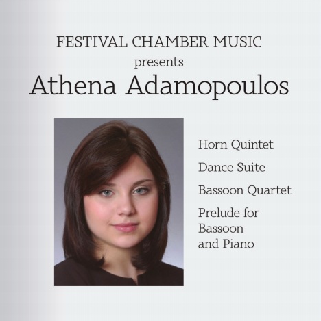 Festival Chamber Music Presents Athena Adamopoulos